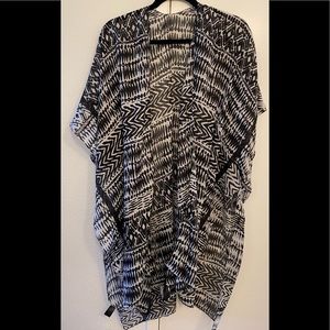 Black and White Kimono